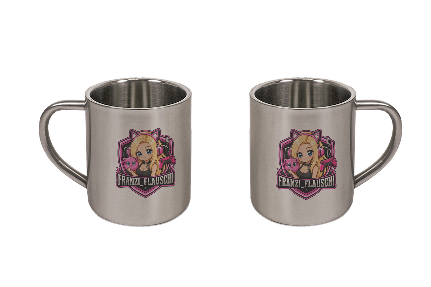 Franzi_Flauschi Logo - Tassen / Magic / XXL / Bierkrüge / Edelstahl