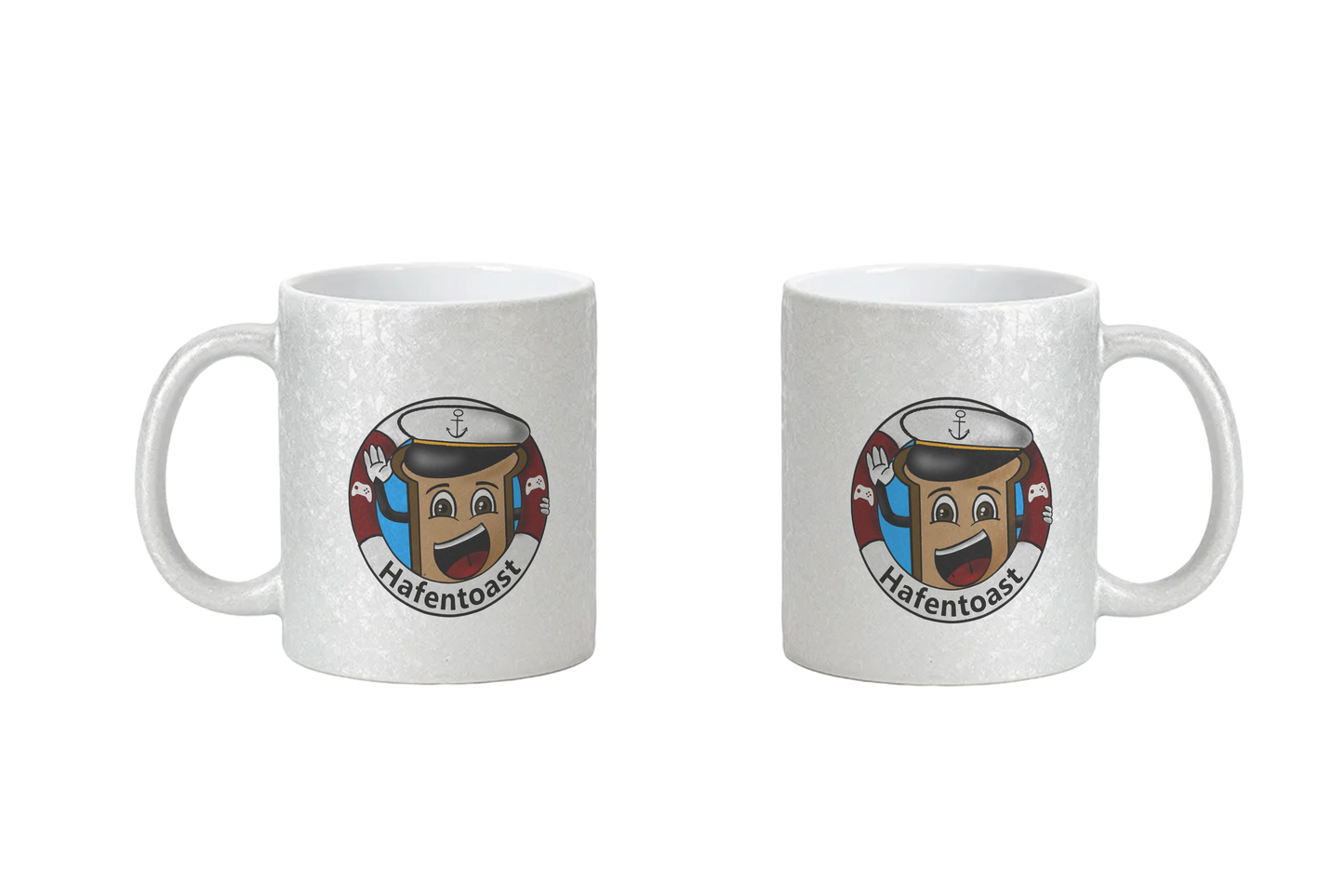 Hafentoast Logo - CrackleFinish Tassen