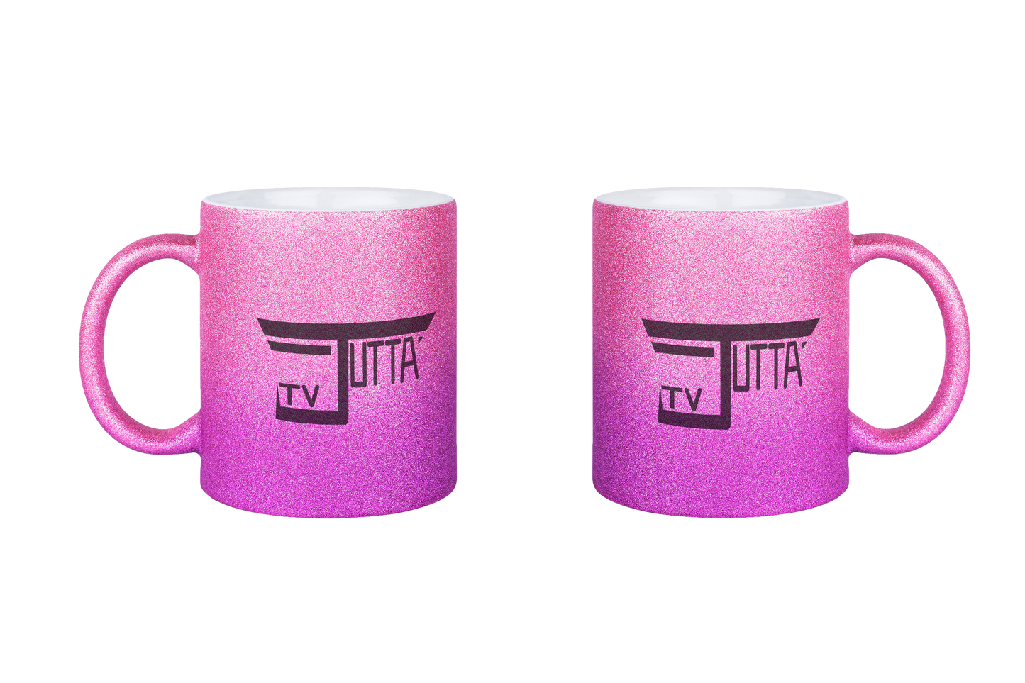 Jutta_tv Schriftzug - Glitzertassen
