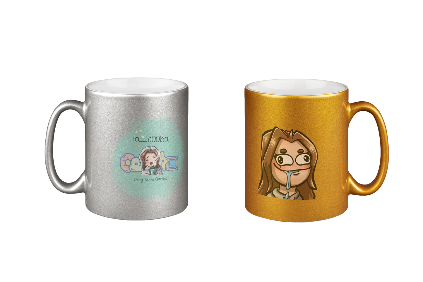La_N00ba Derpy - Silber- und Goldtassen Bundle
