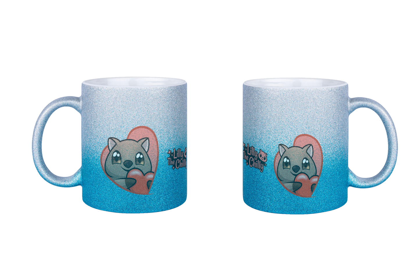 LillyTheChilly Heart - Glitzertassen