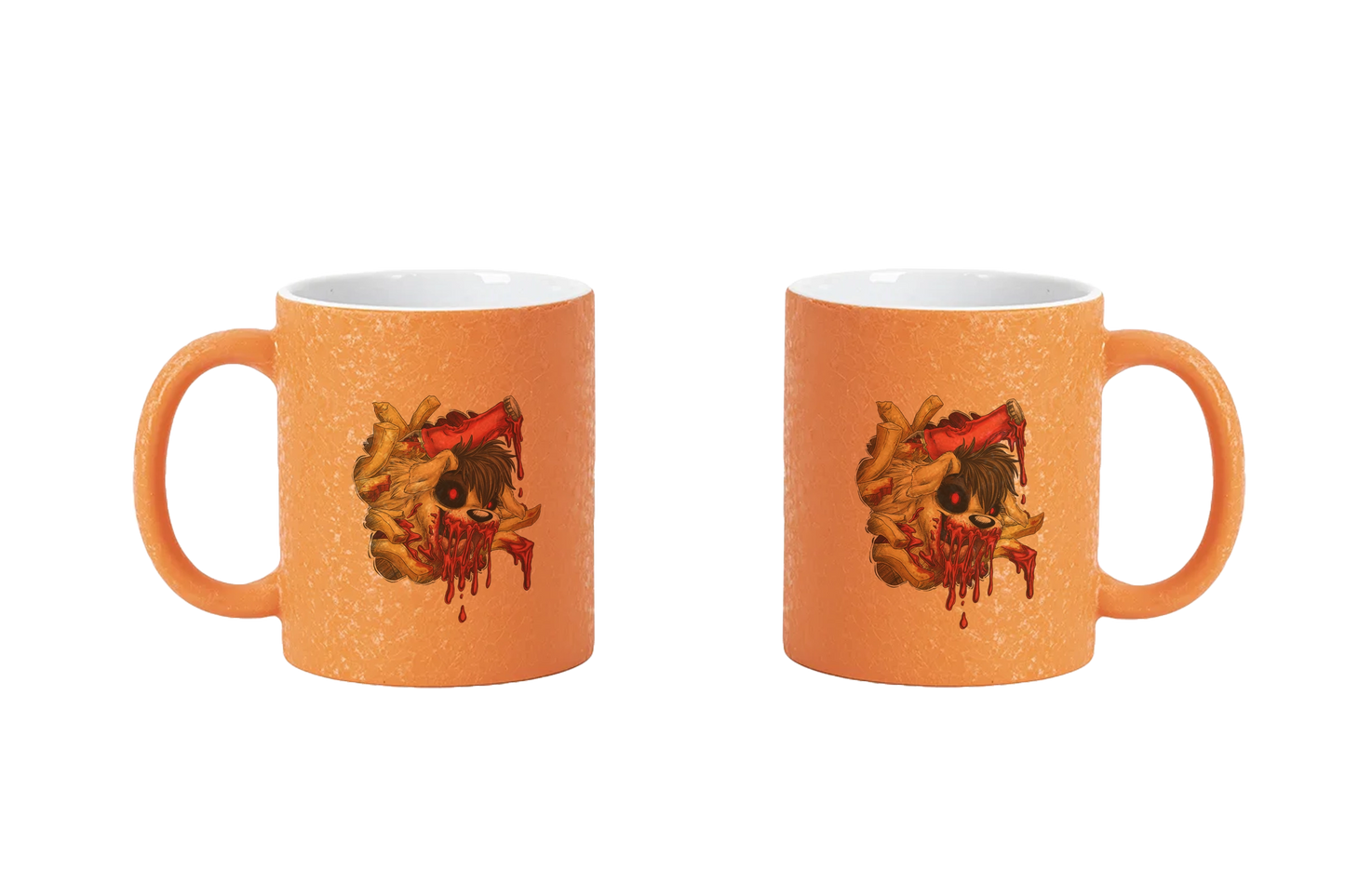 LupiArts Ketchup - CrackleFinish Tassen