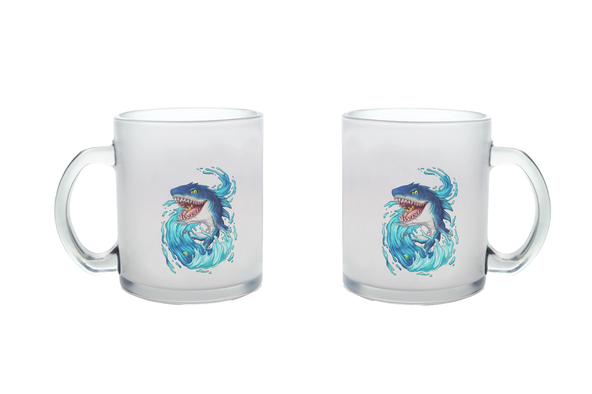 LupiArts Megalodon Hungering - Glastassen