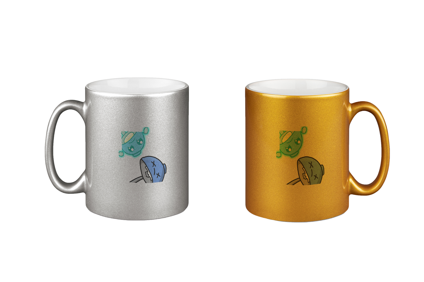 MonaLeesa HolgerRip - Silber- und Goldtassen Bundle