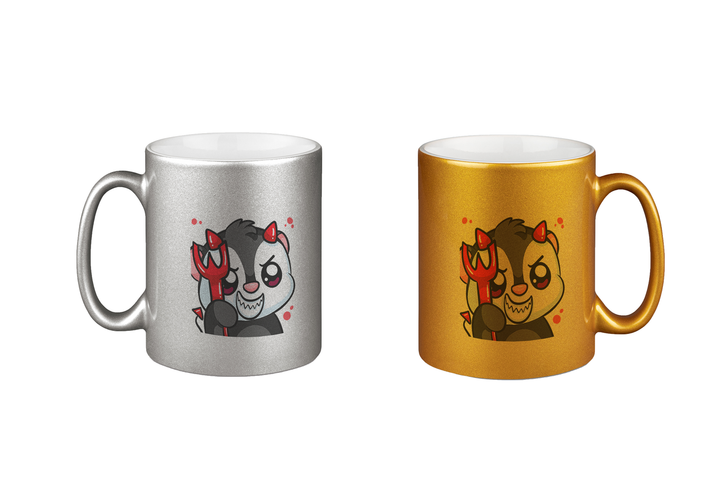 Sennox Evil - Silber- und Goldtassen Bundle