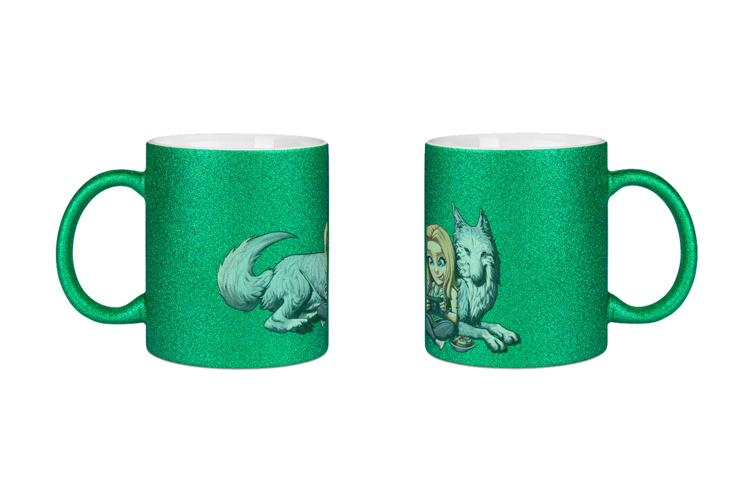 StaceyLucia Wolf - Glitzertassen