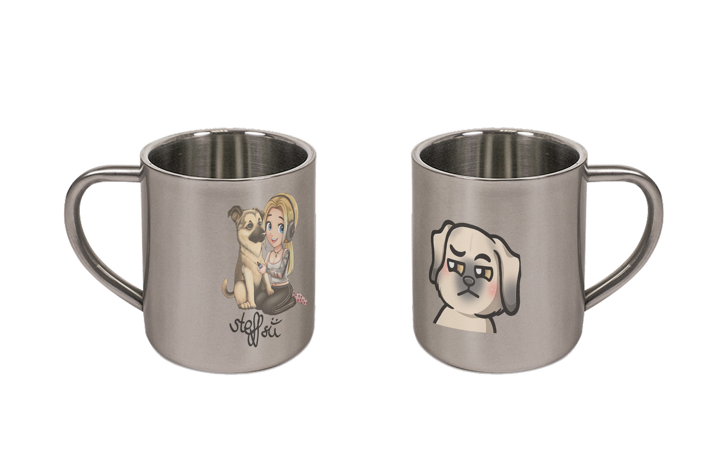 Steffsii Design1 - Tassen / Magic / XXL / Bierkrüge / Edelstahl