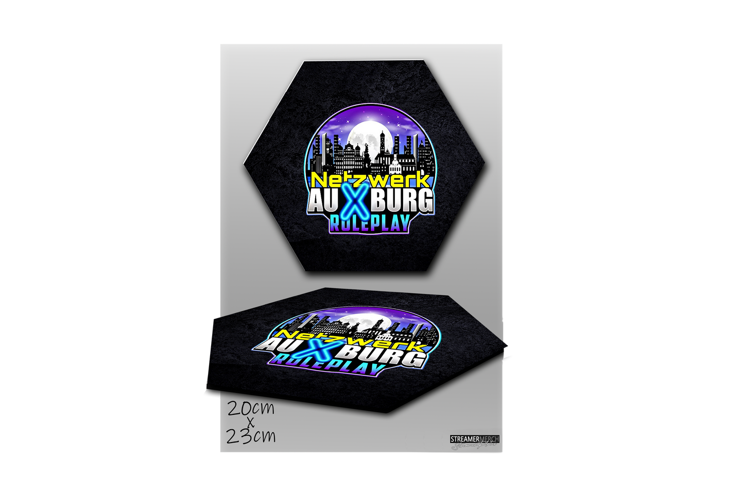 Auxburger Roleplay Logo - StreamerPlates