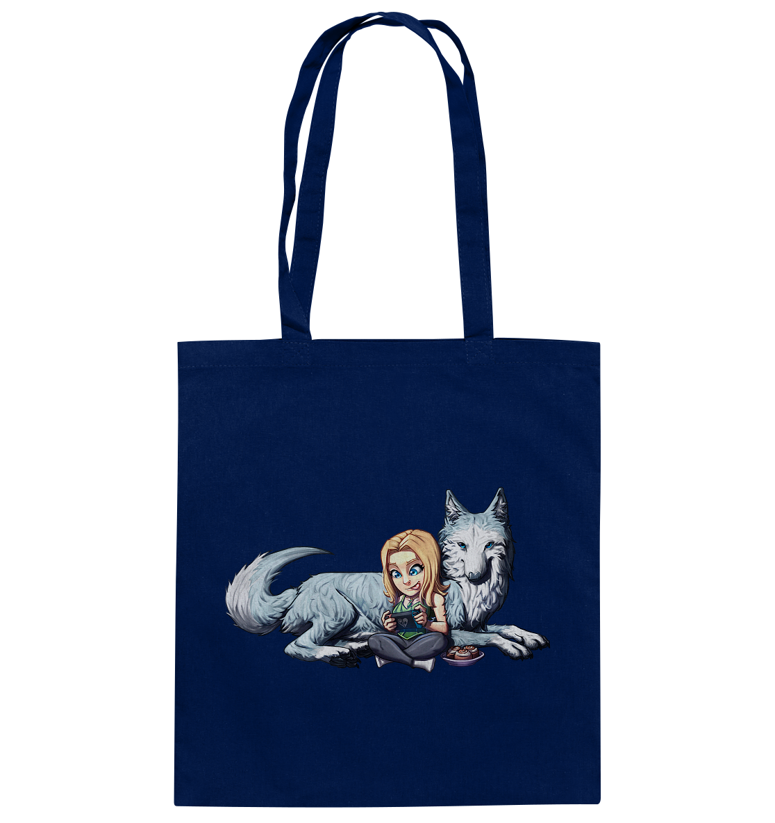 StaceyLucia Wolf - Baumwolltasche
