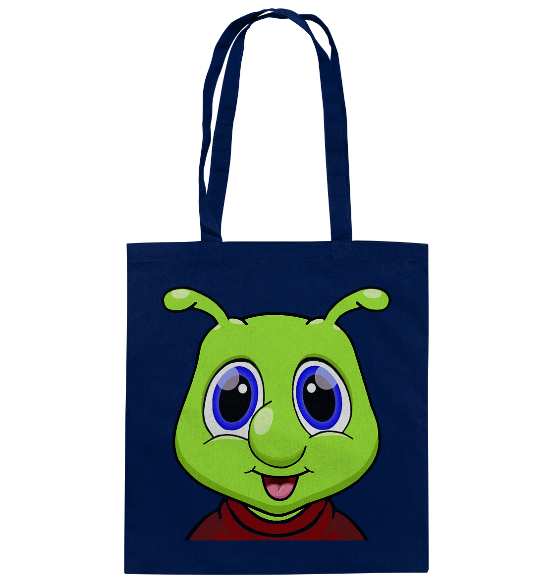 Raupi Face - Baumwolltasche
