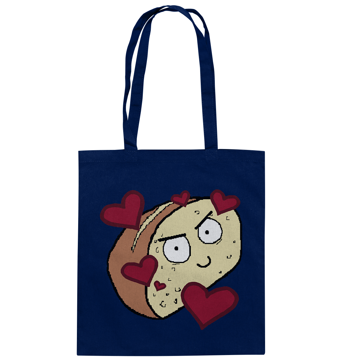 Aylana87 Herzbrot - Baumwolltasche