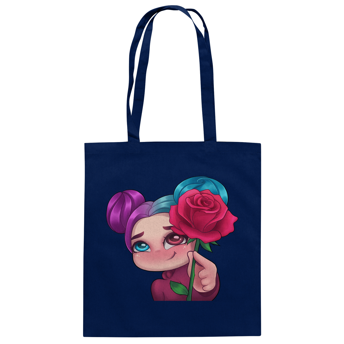 xLadyLikex Blume - Baumwolltasche