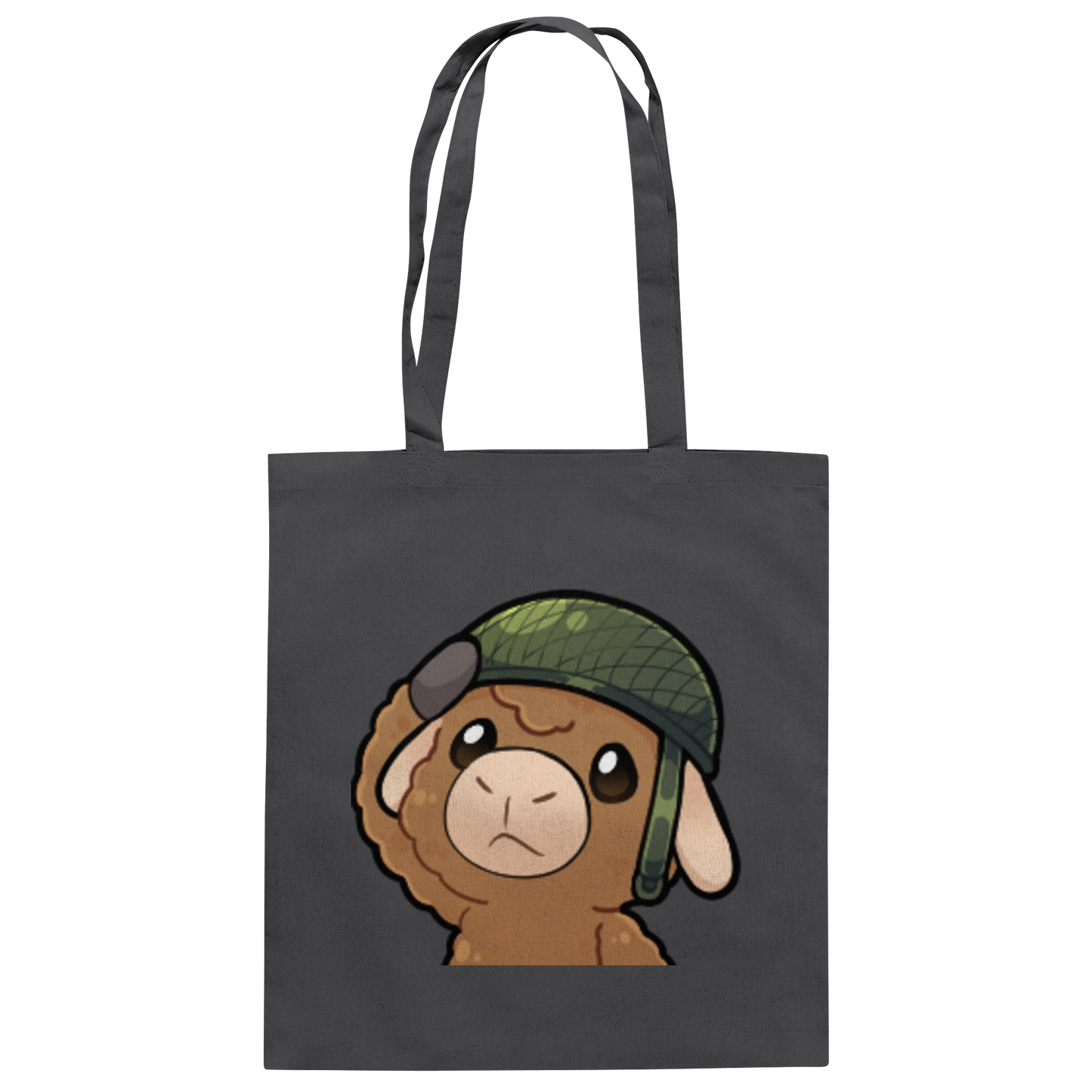 Flauschig Salute - Baumwolltasche