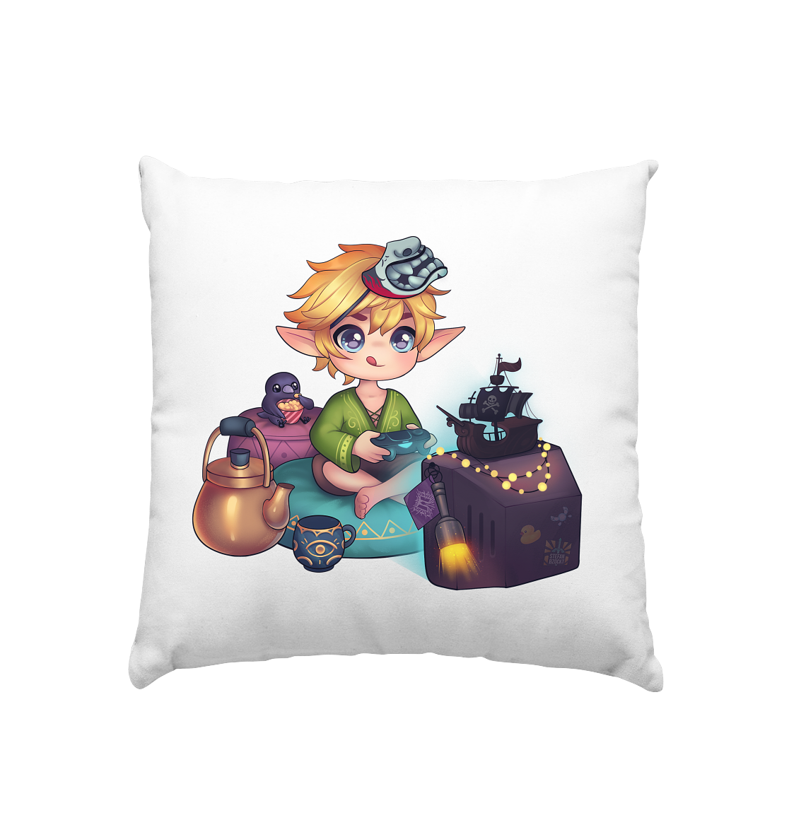 StefanBzockt Gamingroom - Kissen 40x40cm