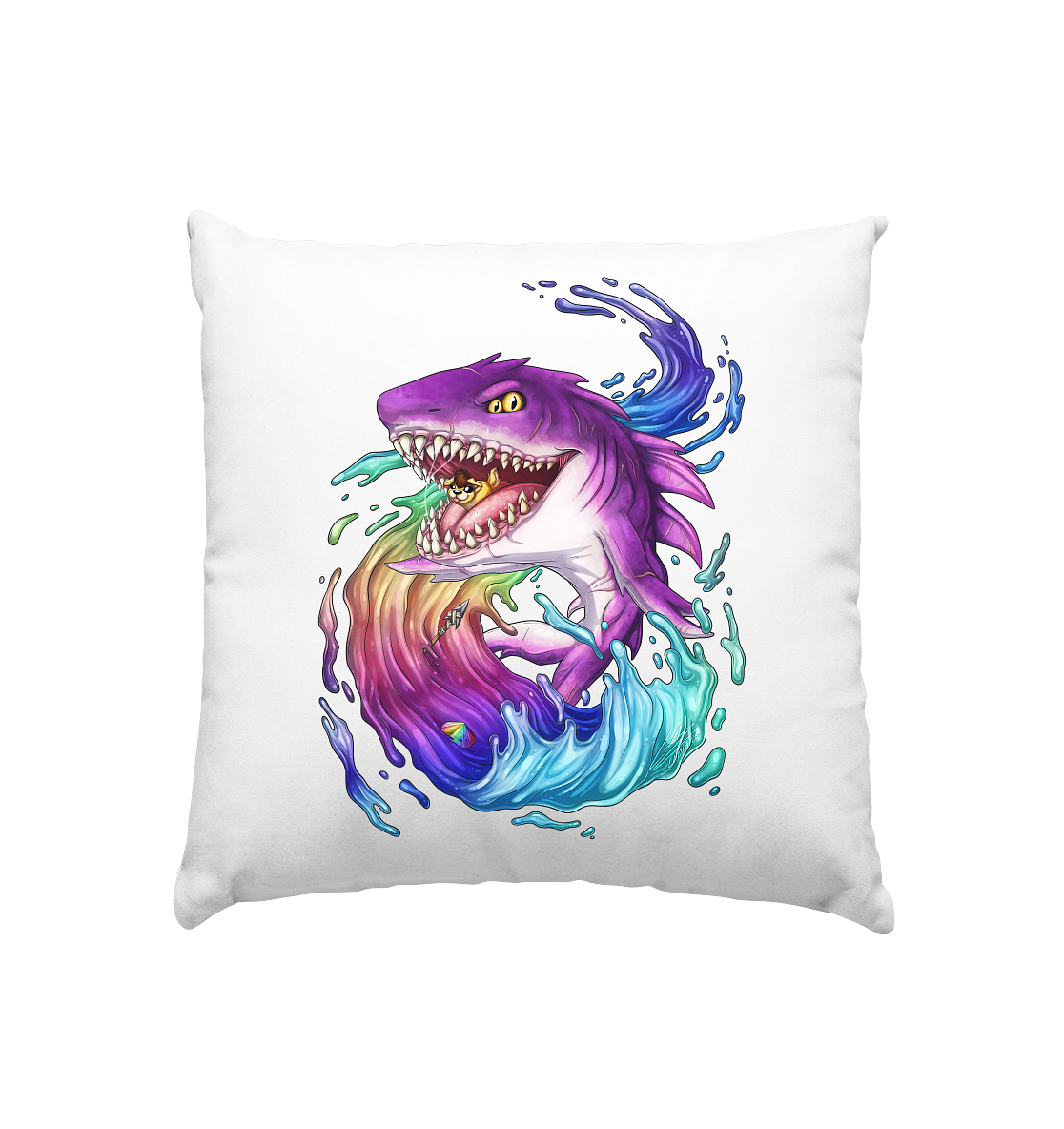 LupiArts Megalodon Crested - Kissen 40x40cm