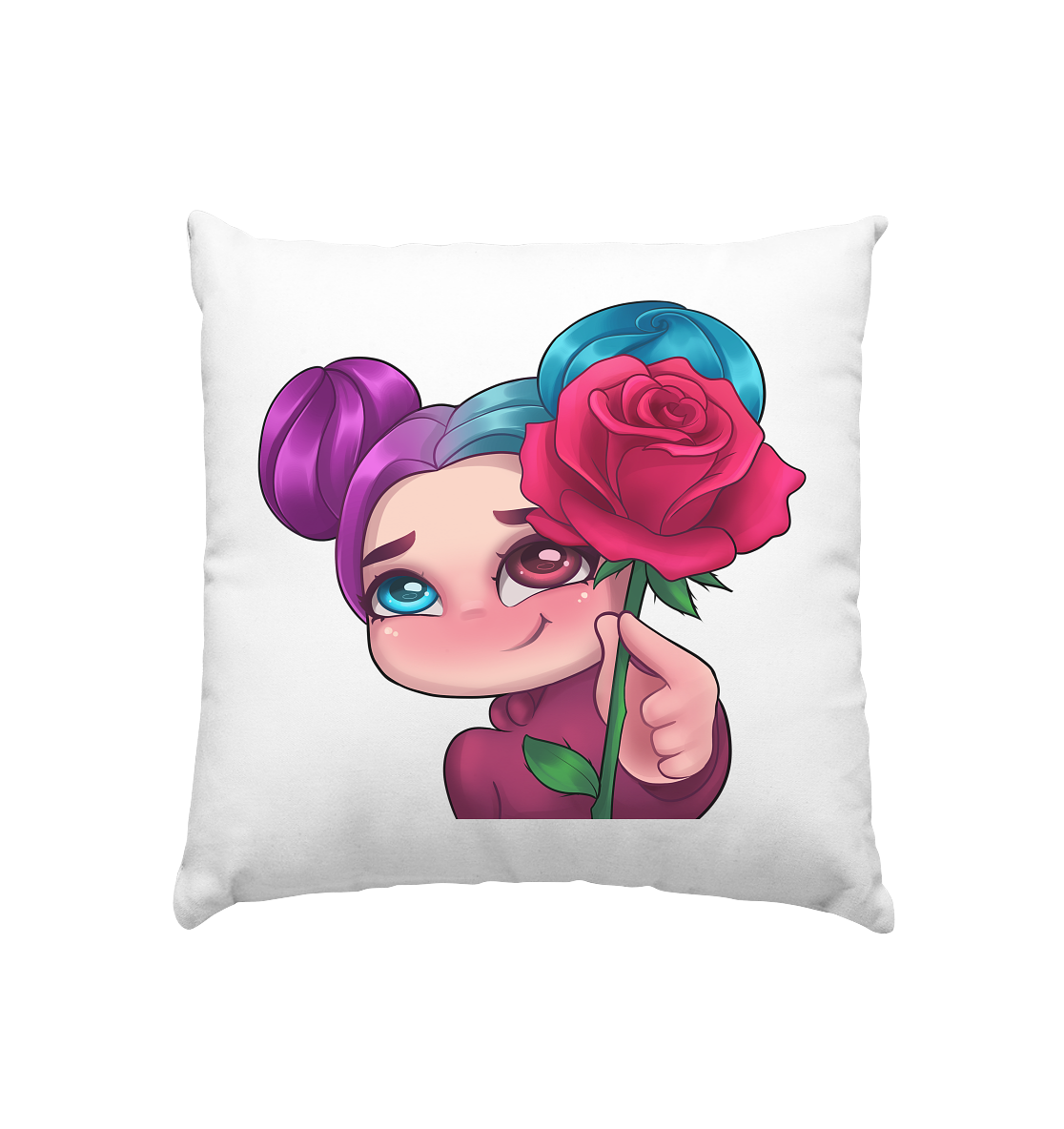 xLadyLikex Blume - Kissen 40x40cm