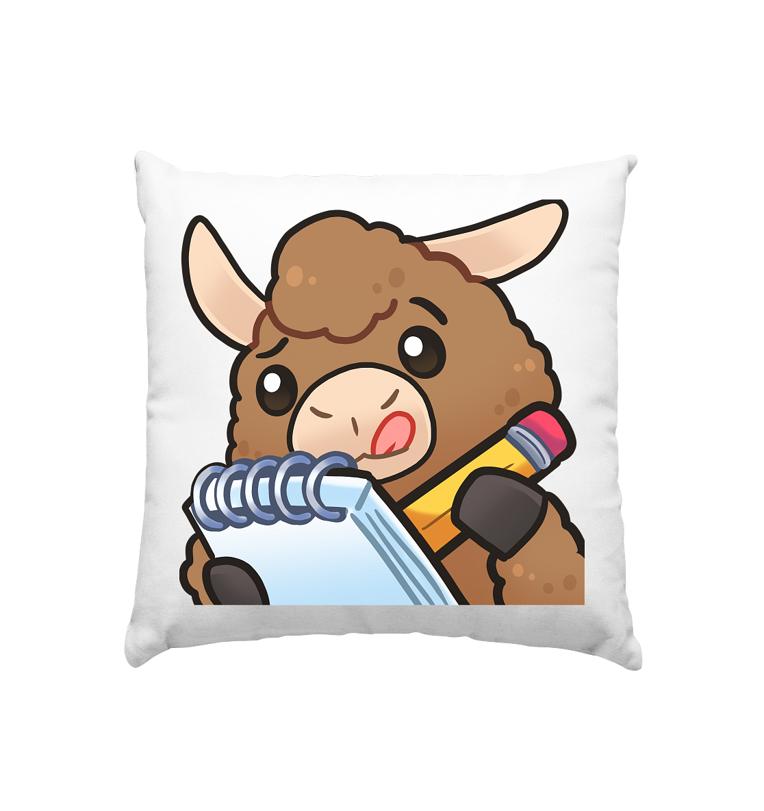 FlauschigTV Note - Kissen 40x40cm