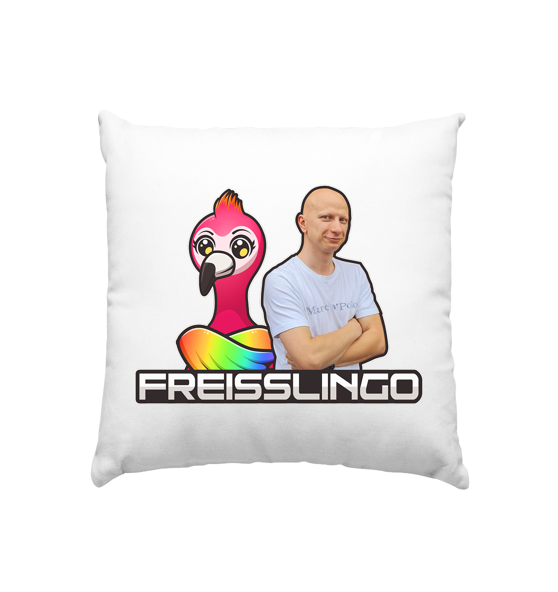 Freisslingo Logo - Kissen 40x40cm