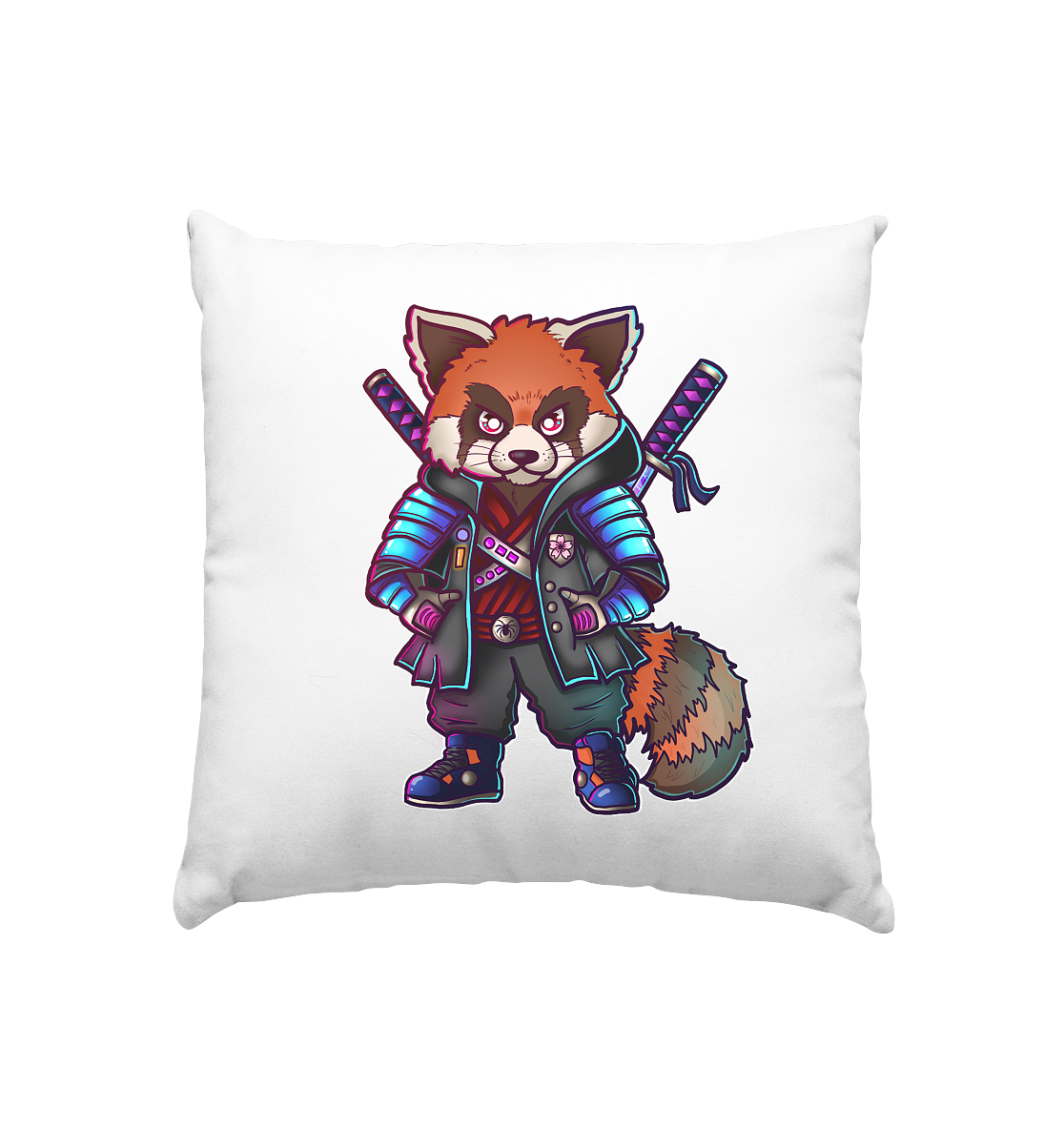 Spydermaniac Rotpanda - Kissen 40x40cm