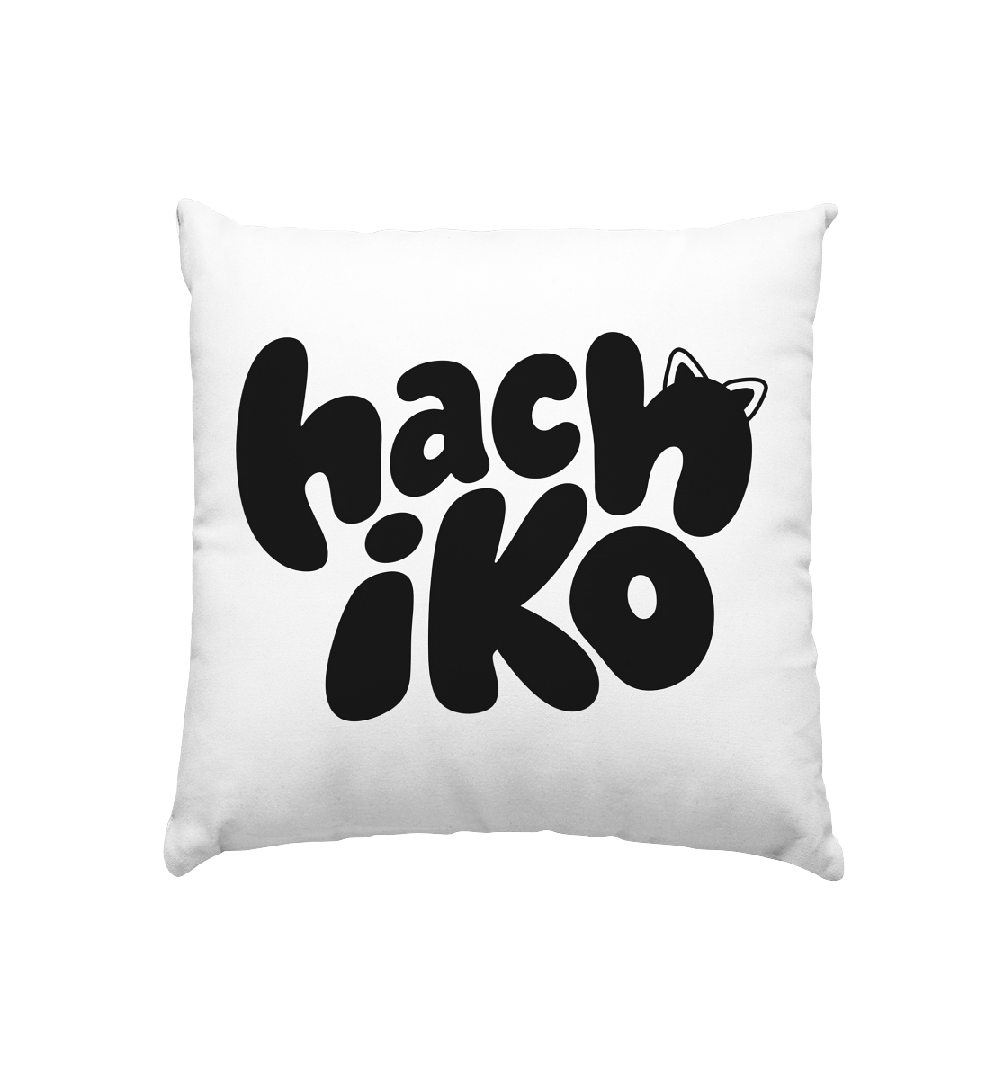 Hachiko Logo - Kissen 40x40cm