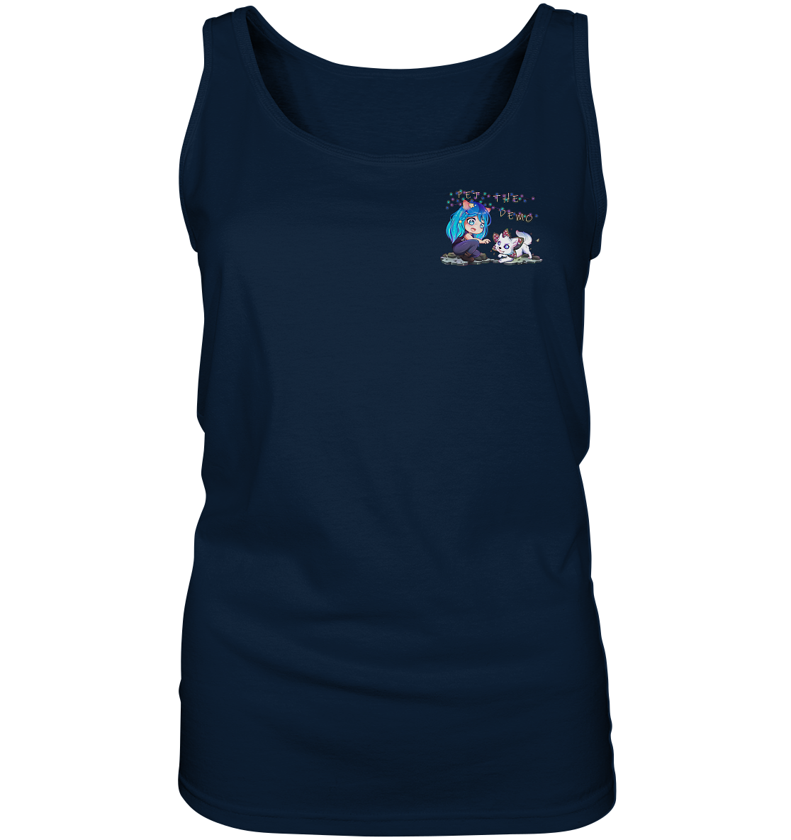 Vuipecula PetTheDemo - Ladies Tank-Top