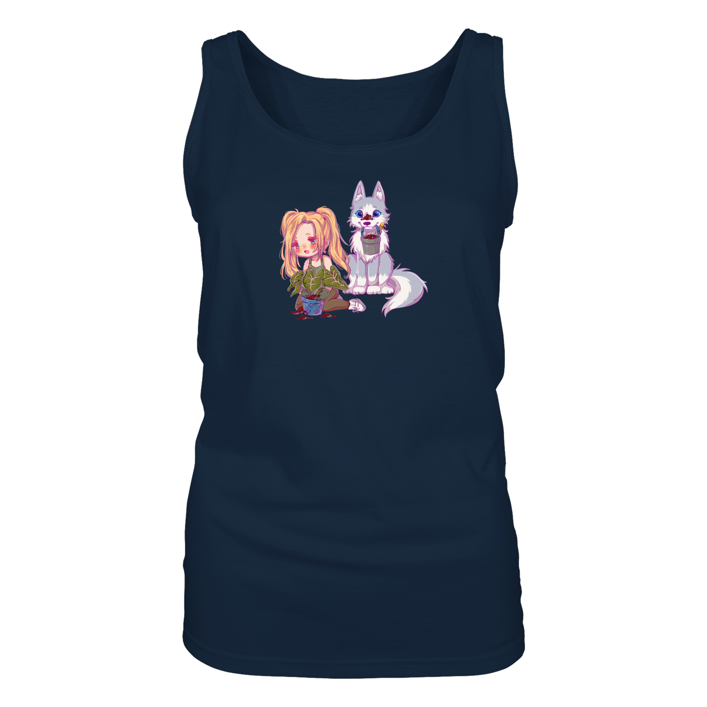 StaceyLucia Wolf Chibi - Ladies Tank-Top