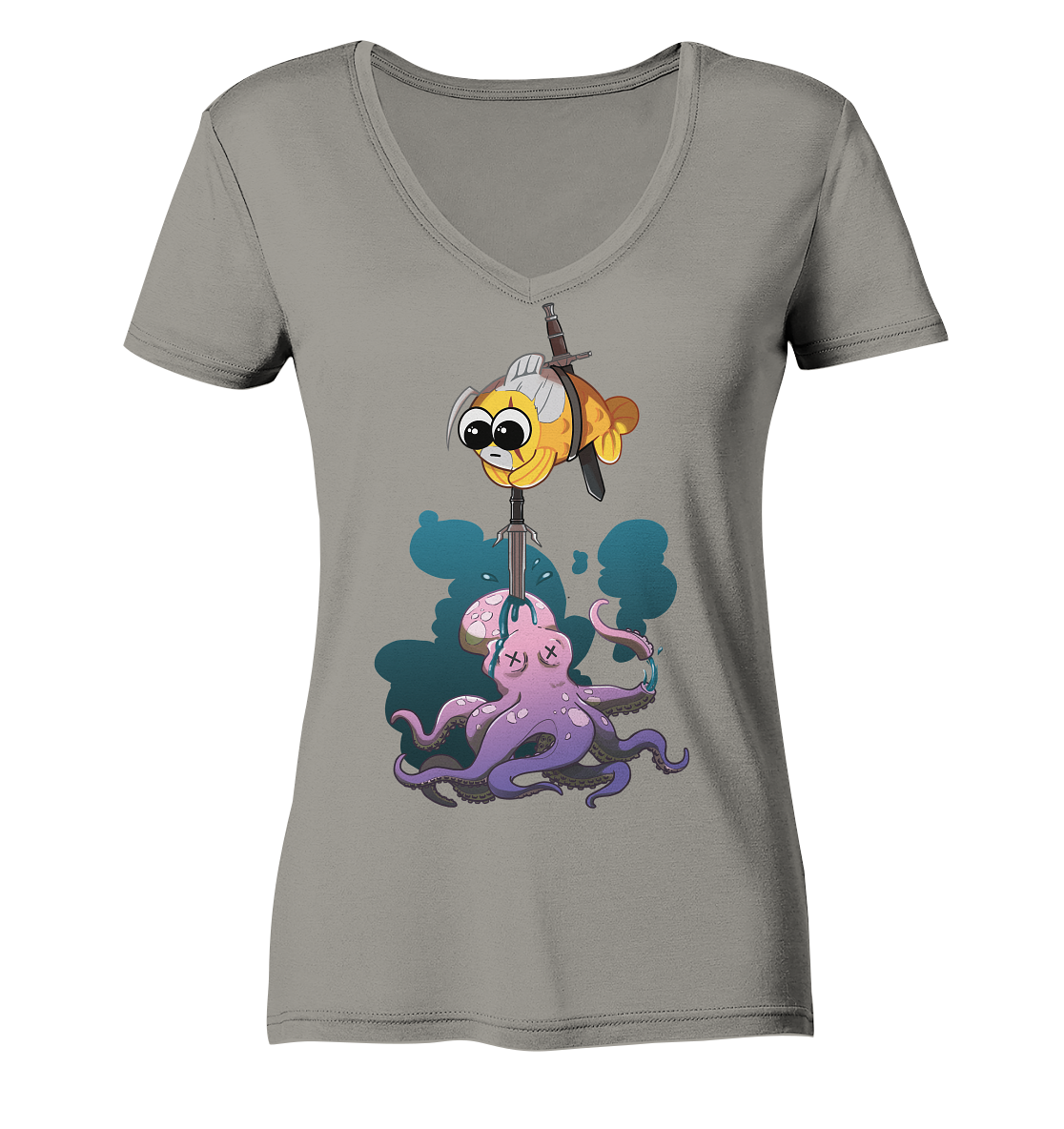 Divi Witcher - Ladies V-Neck Shirt