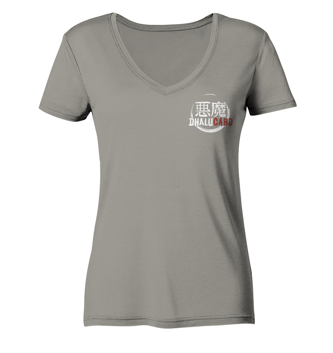 Dhalucard Logo - Ladies V-Neck Shirt