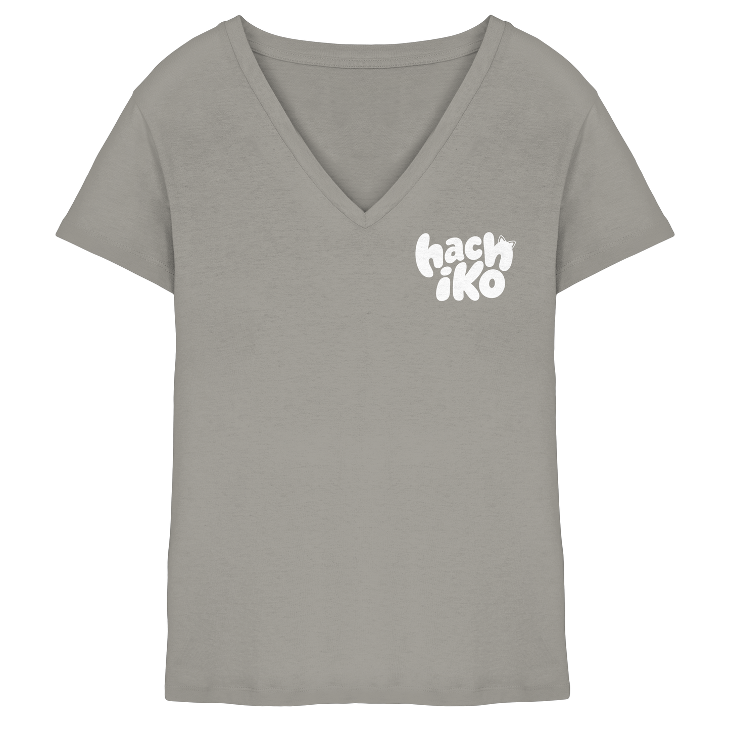 Hachiko Logo - Ladies V-Neck Shirt
