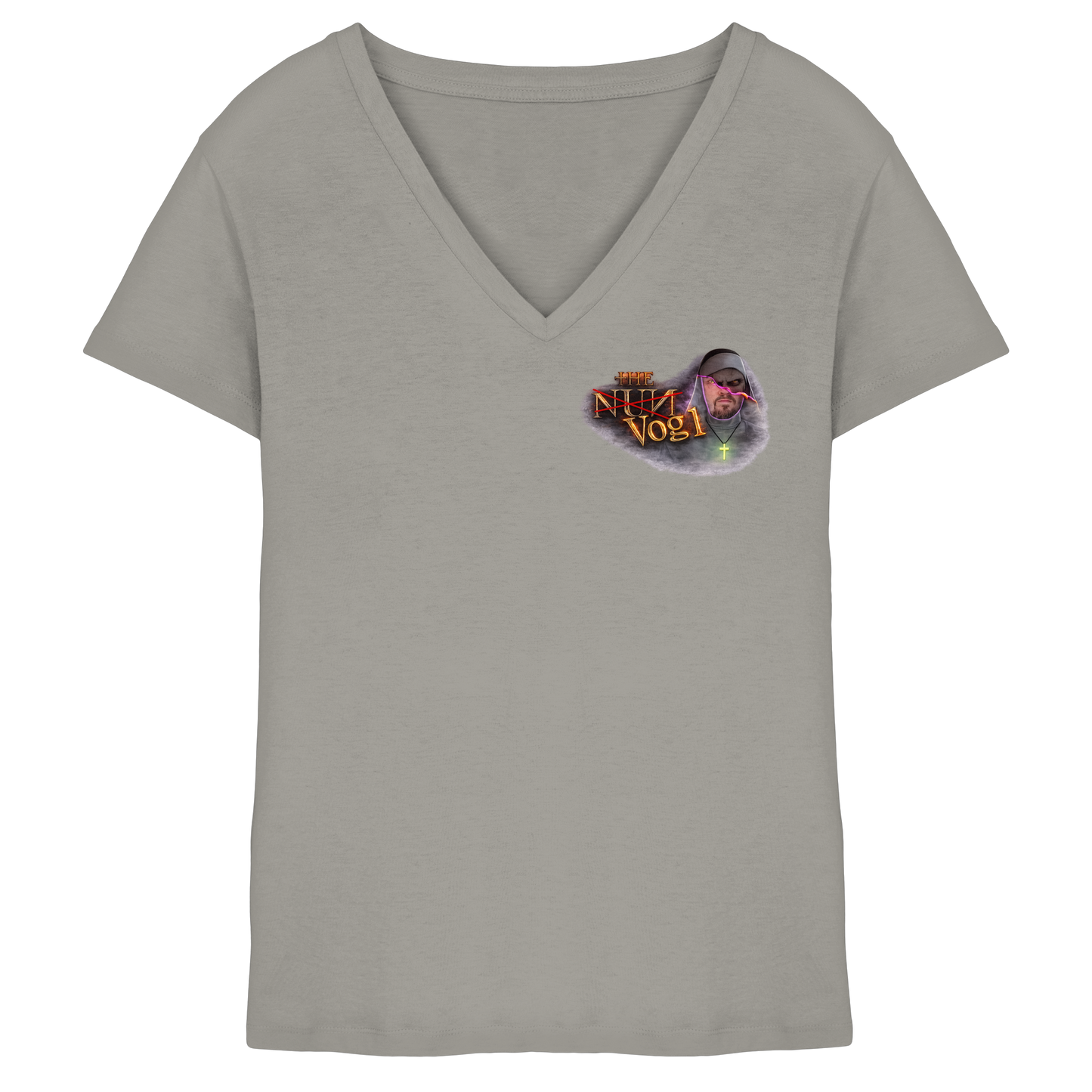 Voglspinner Nun - Ladies V-Neck Shirt