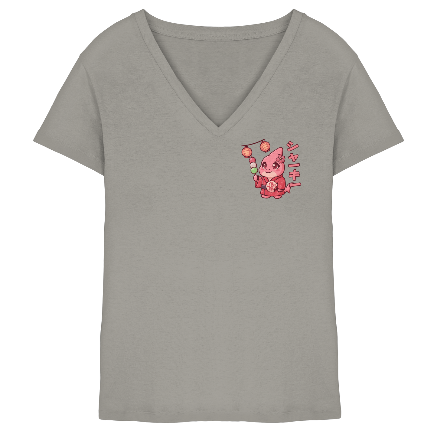 xMissSharkyx Kimono - Ladies V-Neck Shirt