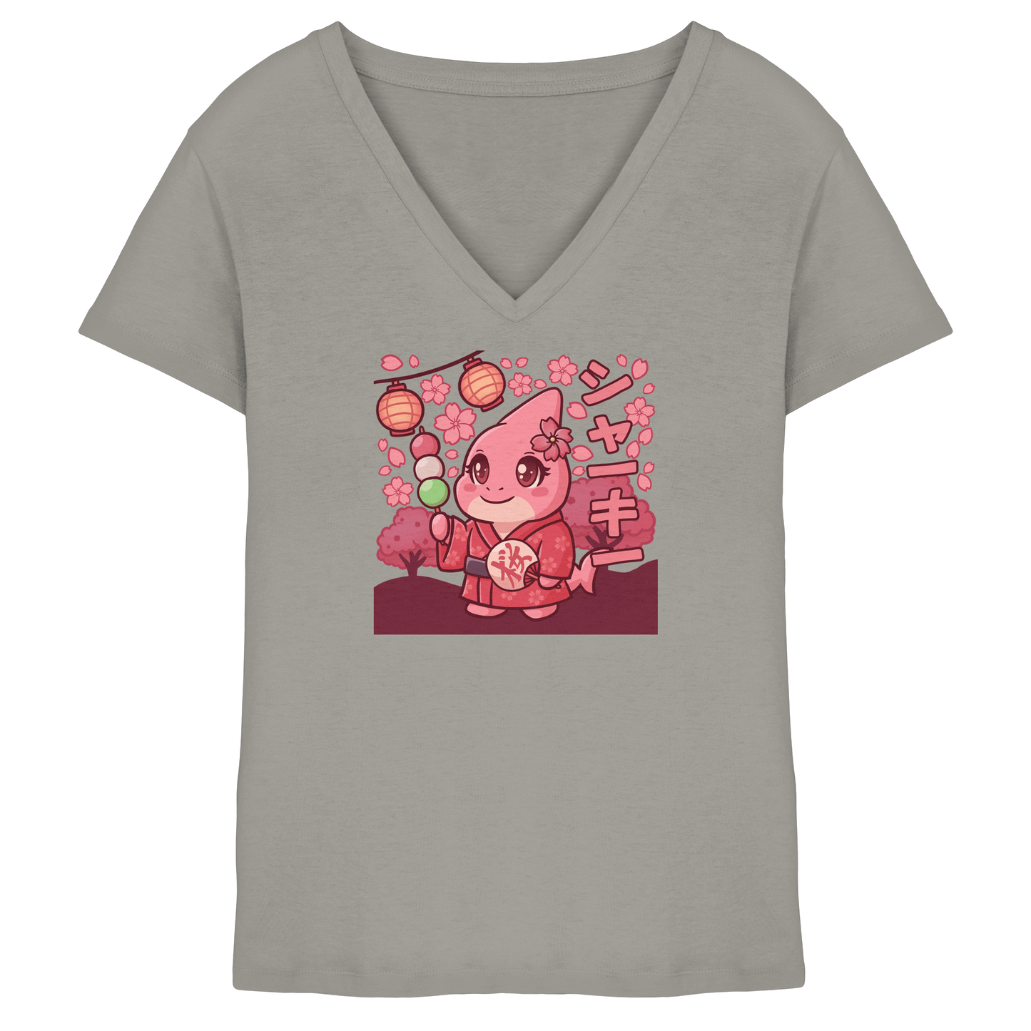 xMissSharkyx Festival - Ladies V-Neck Shirt