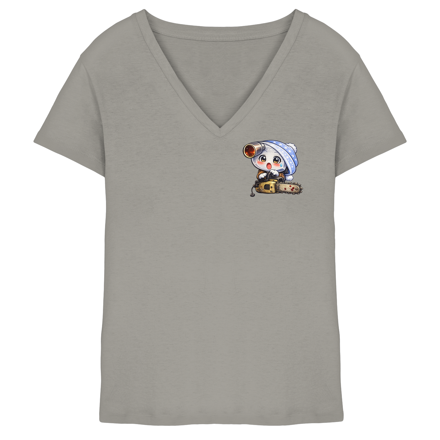 McHammer1502 Chainsaw - Ladies V-Neck Shirt