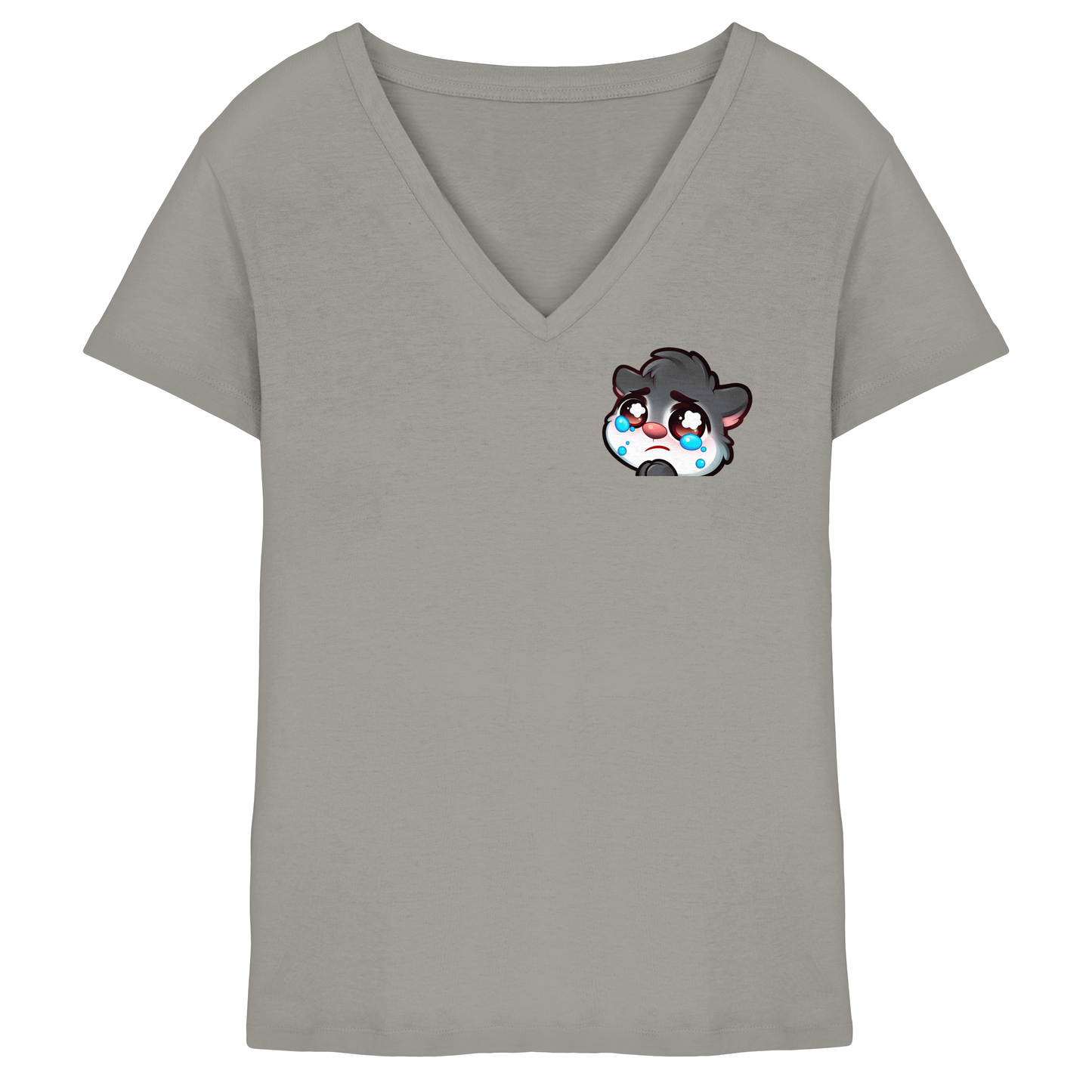 Sennox Sad - Ladies V-Neck Shirt