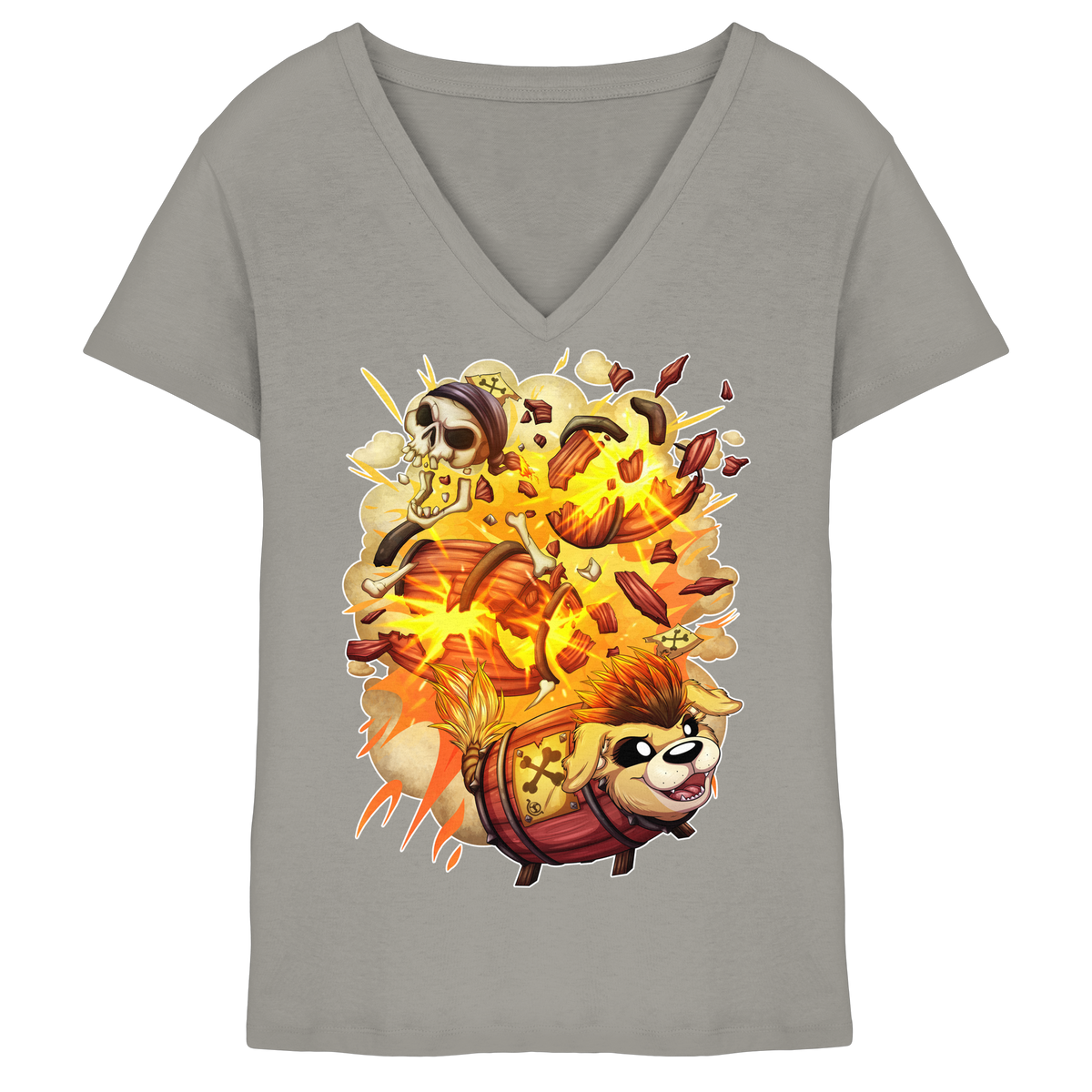 LupiArts LupiKEGto - Ladies V-Neck Shirt