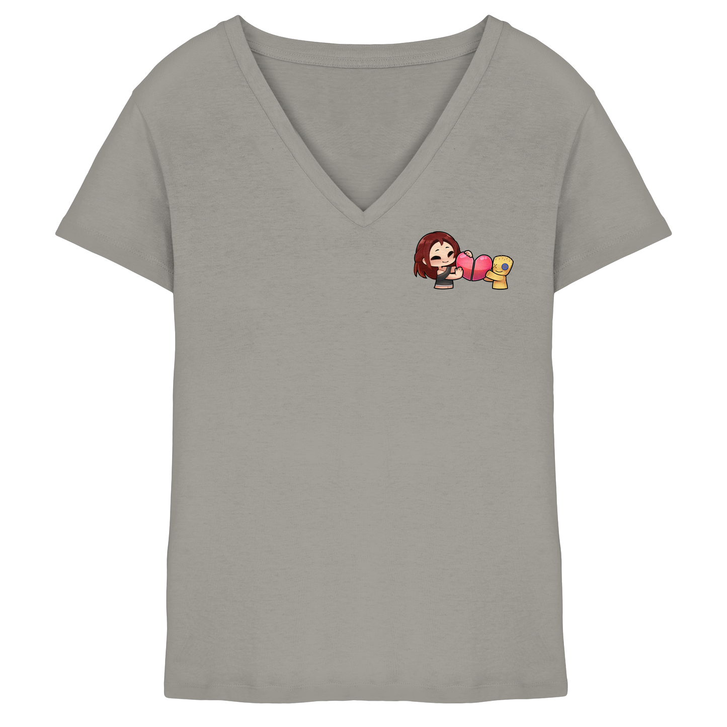KoRngirL81 Herz - Ladies V-Neck Shirt