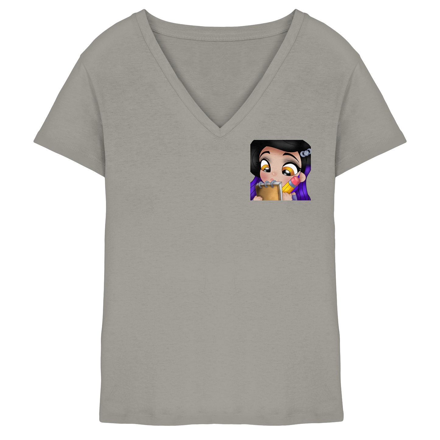 x_Kookie_Moon_x Noted - Ladies V-Neck Shirt