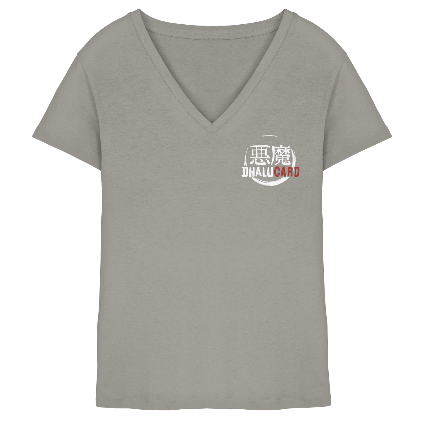 Dhalucard Logo - Ladies V-Neck Shirt