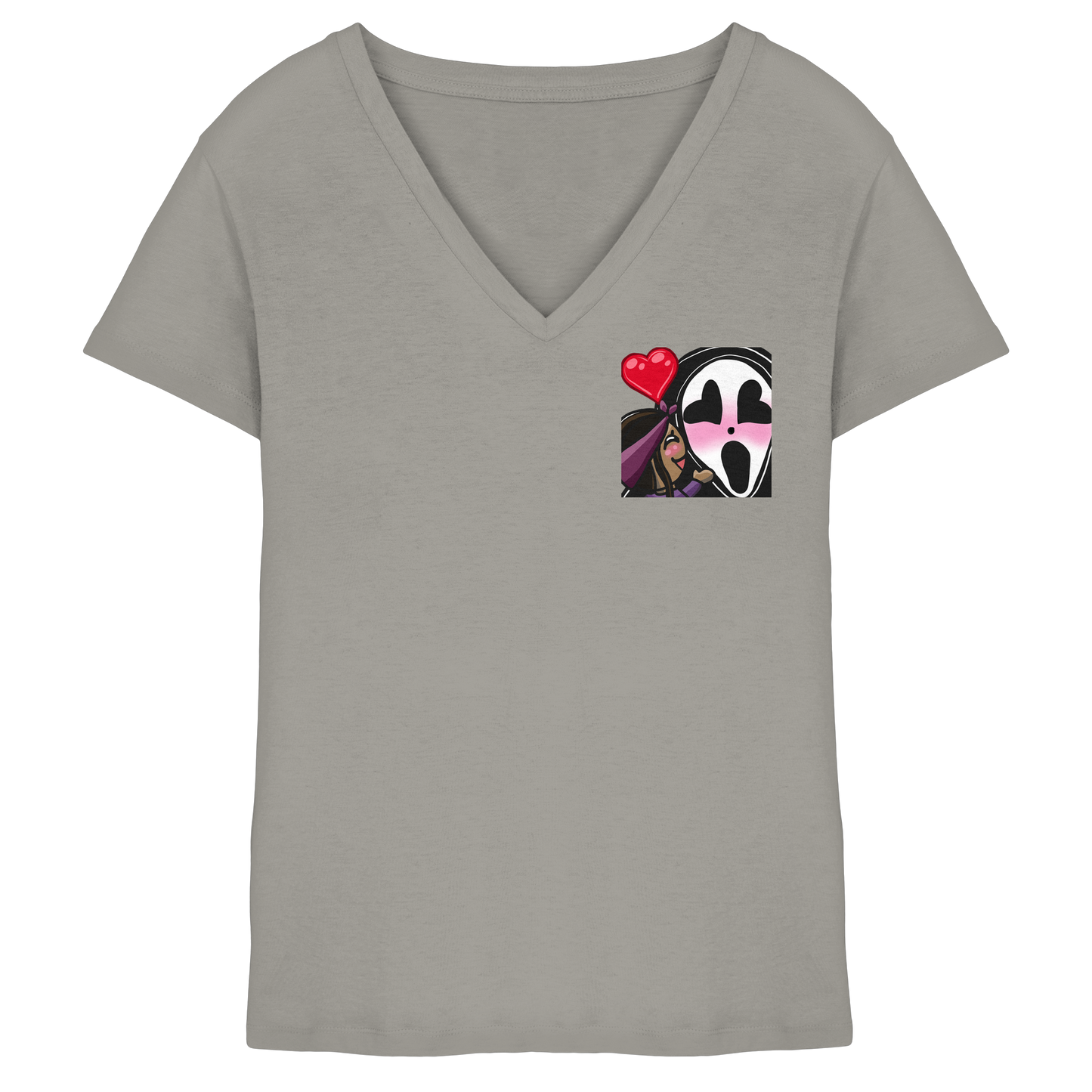 Xo_Purple_Dragon_oX Hug - Ladies V-Neck Shirt