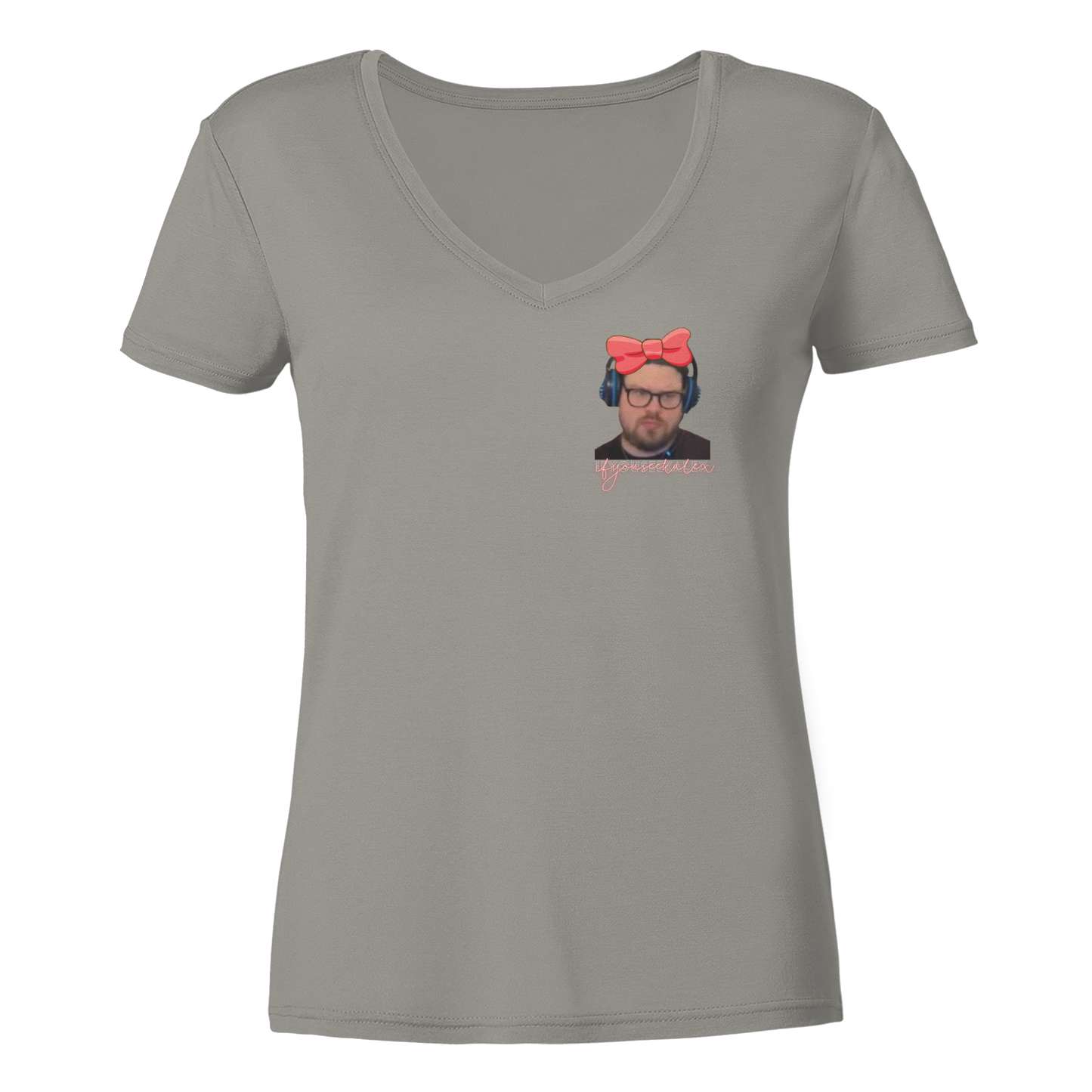 ifyouseekalex Logo - Ladies V-Neck Shirt