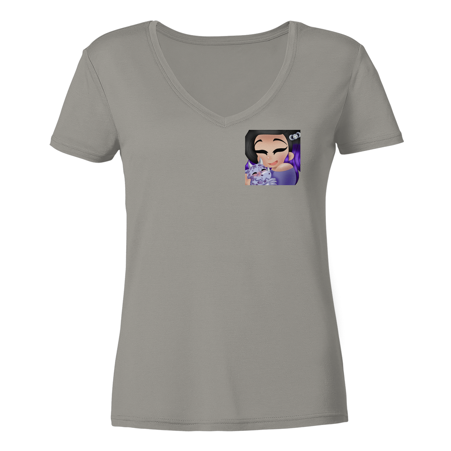 x_Kookie_Moon_x Hug - Ladies V-Neck Shirt