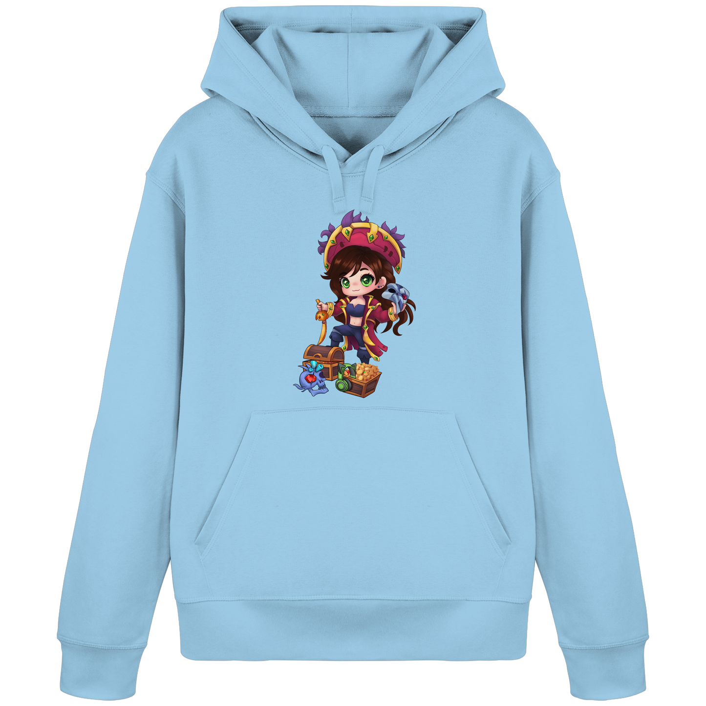 KykyNeko Pirat - Organic Basic Hoodie