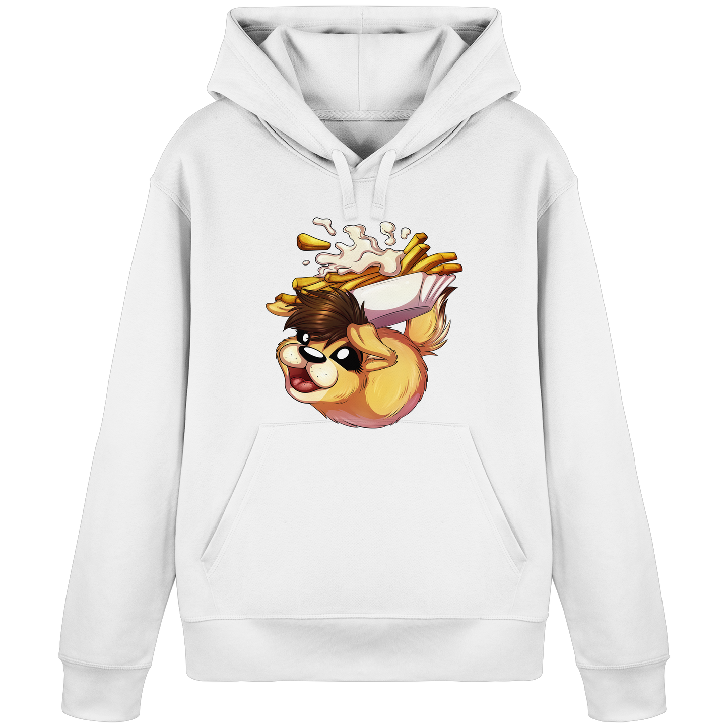 LupiArts Happy - Organic Basic Hoodie
