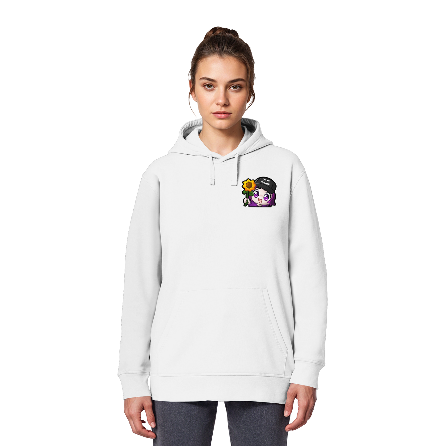 x3_kaspa Flower - Organic Basic Hoodie