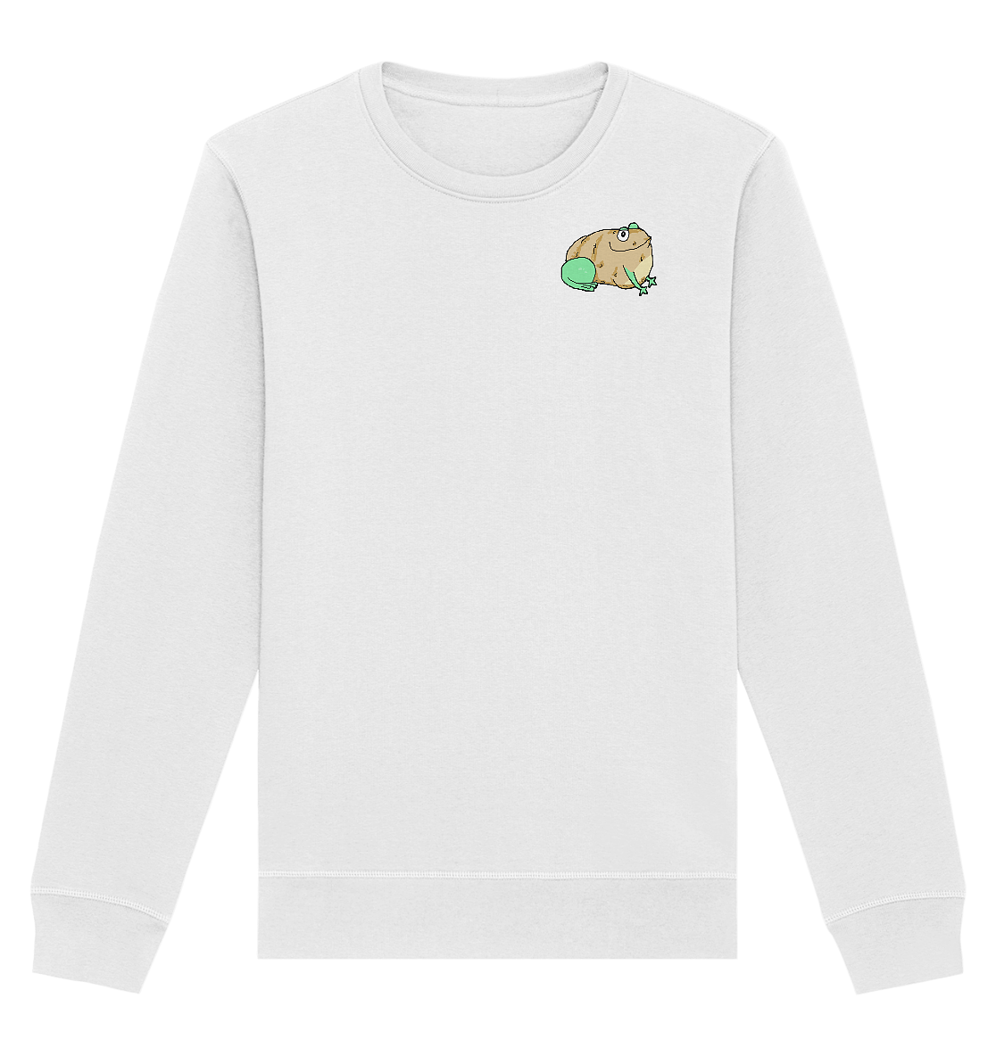 Aylana87 Kartoffelfrosch - Organic Basic Unisex Sweatshirt