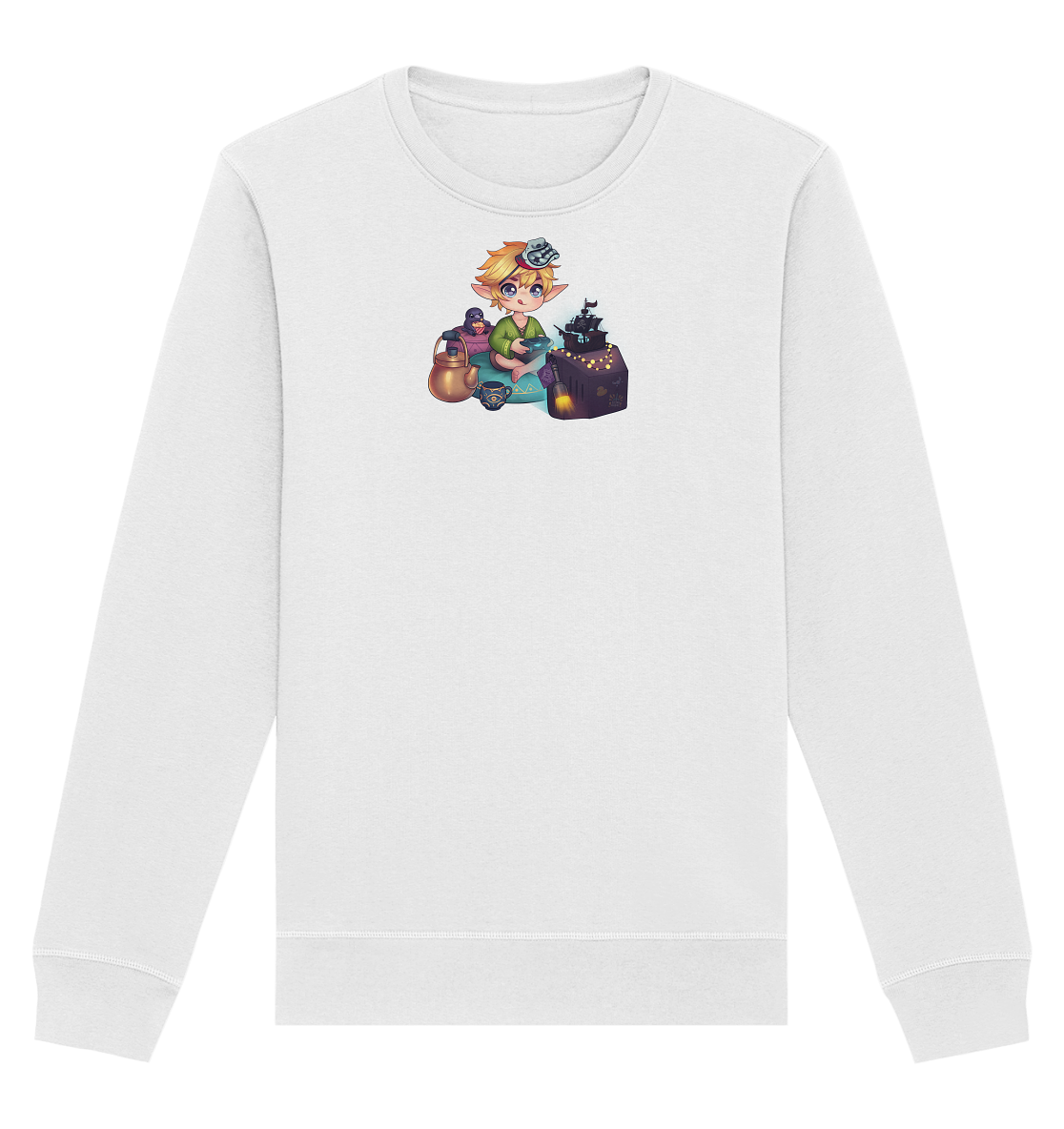 StefanBzockt Gamingroom - Organic Basic Unisex Sweatshirt
