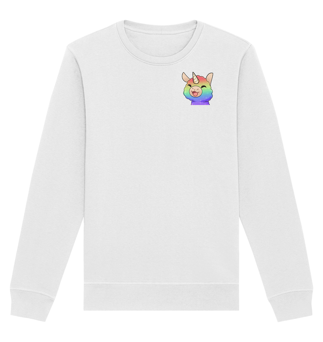 FlauschigTV Rainbow - Organic Basic Unisex Sweatshirt