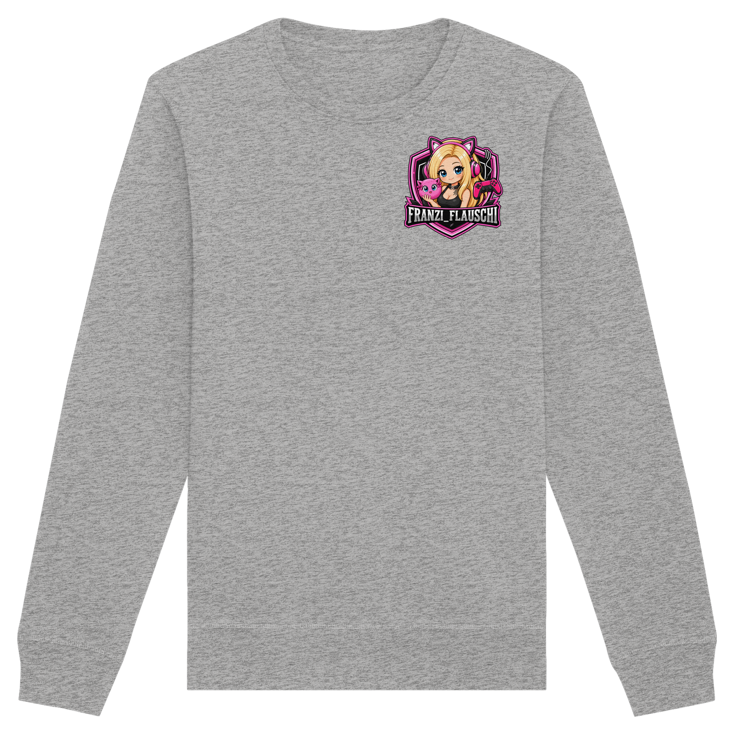 Franzi_Flauschi Logo - Organic Basic Unisex Sweatshirt