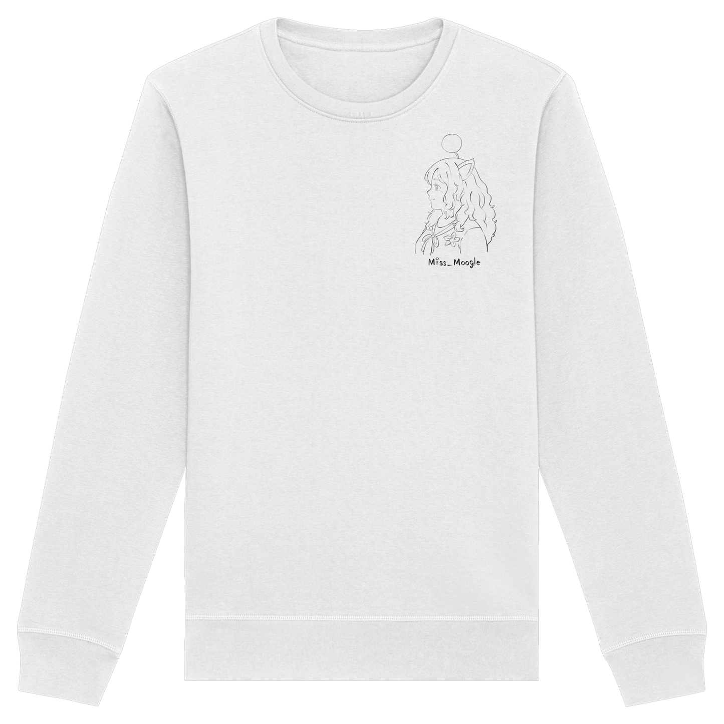 Miss_Moogle Logo Sign - Organic Basic Unisex Sweatshirt