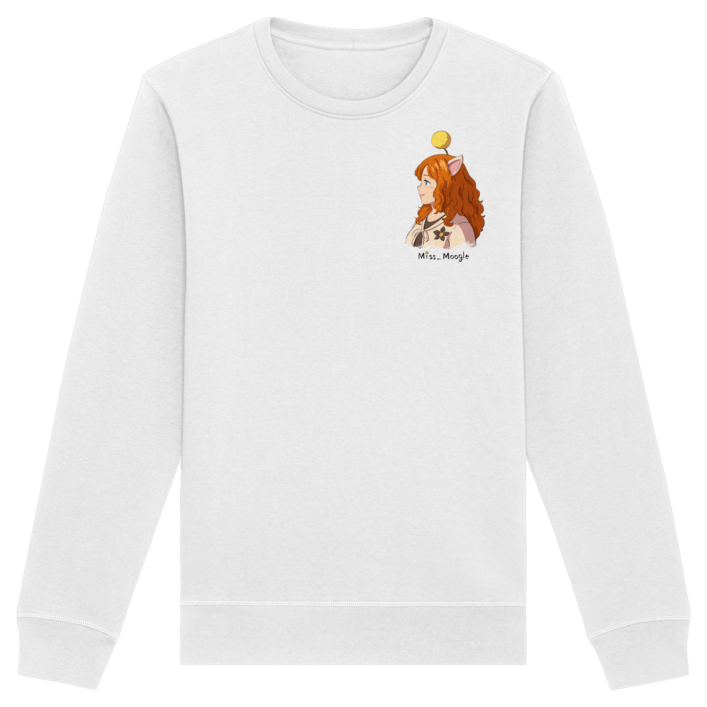 Miss_Moogle Logo colour - Organic Basic Unisex Sweatshirt